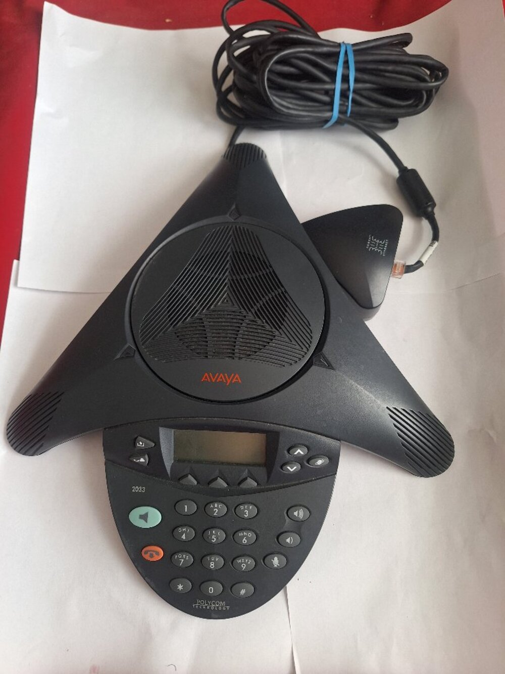 USED AVAYA 2033 CONFERENCE DIGITAL PHONE NTEX11GAE6 NTEX11AA70E6